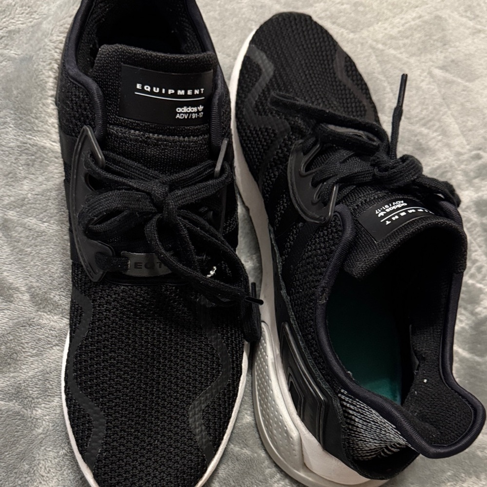 Adidas EQT Black and White Sneakers